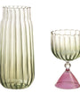Calypso Green Bottle and Glass - Main view