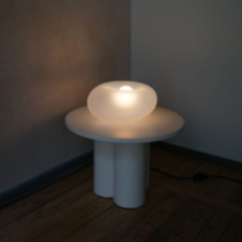 Unique collectible hand crafted glass lamp Einzigartige, handgefertigte Glaslampe für Sammler