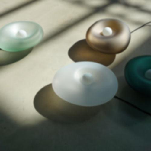 Unique collectible hand crafted glass lamp Einzigartige, handgefertigte Glaslampe für Sammler