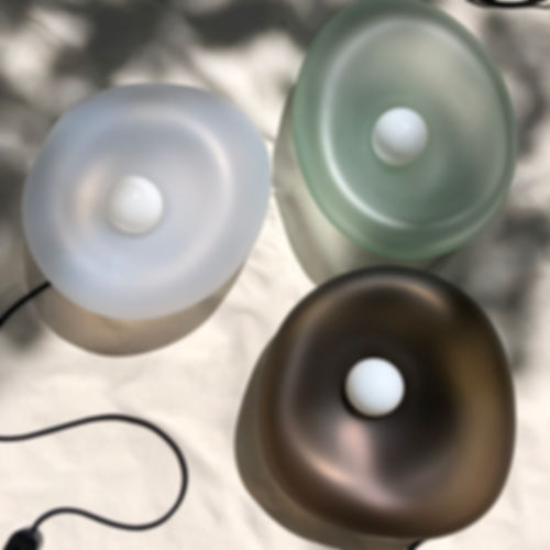 Unique collectible hand crafted glass lamp Einzigartige, handgefertigte Glaslampe für Sammler