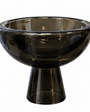 Glass Deep Bowl 01 L Bronze | Transparent | Glossy