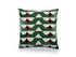 Square handmade velvet cushion by Christina Lundsteen
