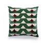 Square handmade velvet cushion by Christina Lundsteen
