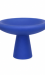 Glass Low Bowl 01 L | Blue | Transparent | Matte