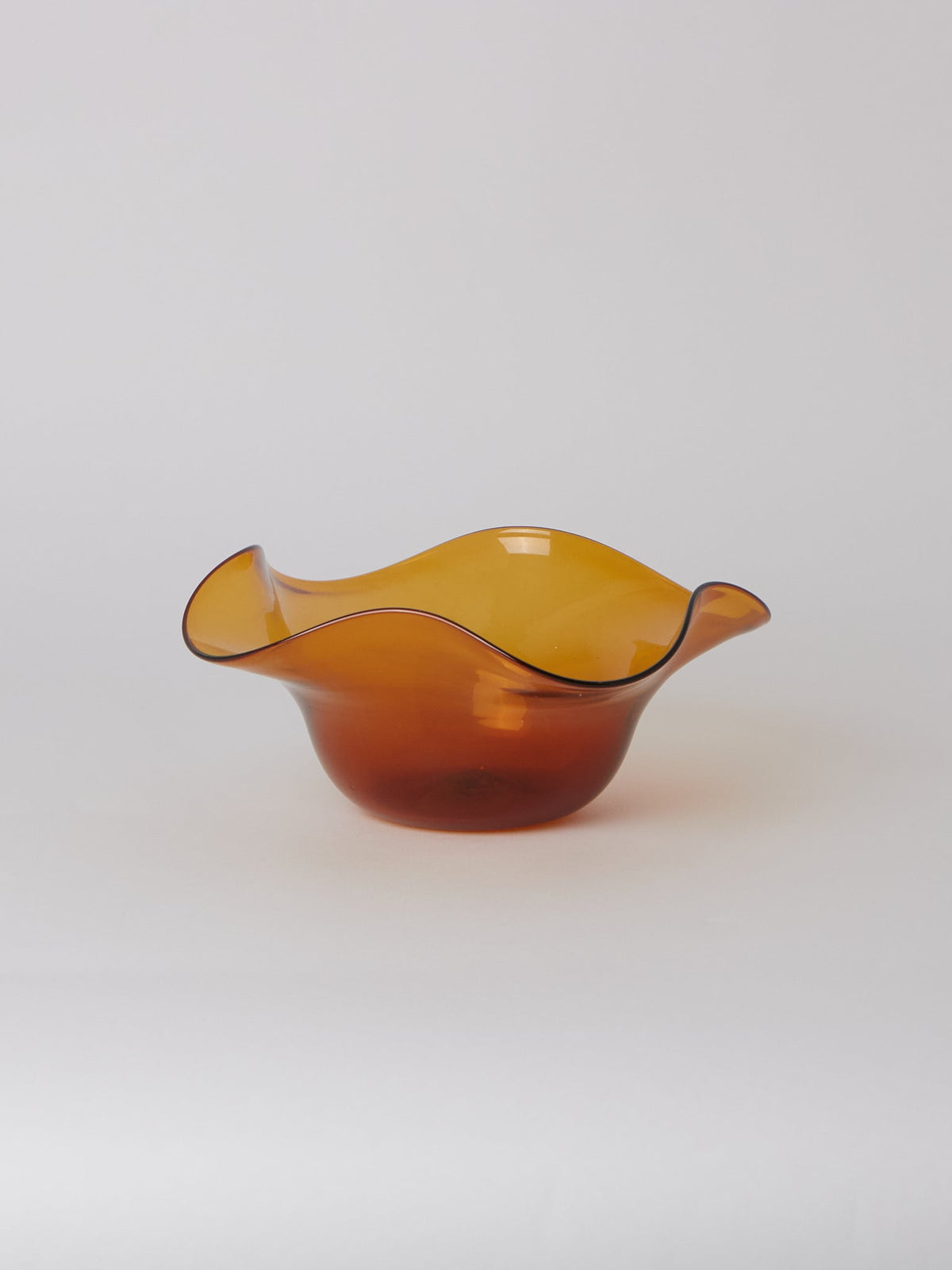 Akua Objects Michele Glass Bowl in Amber, curated by Shop Sommer in San Francisco
