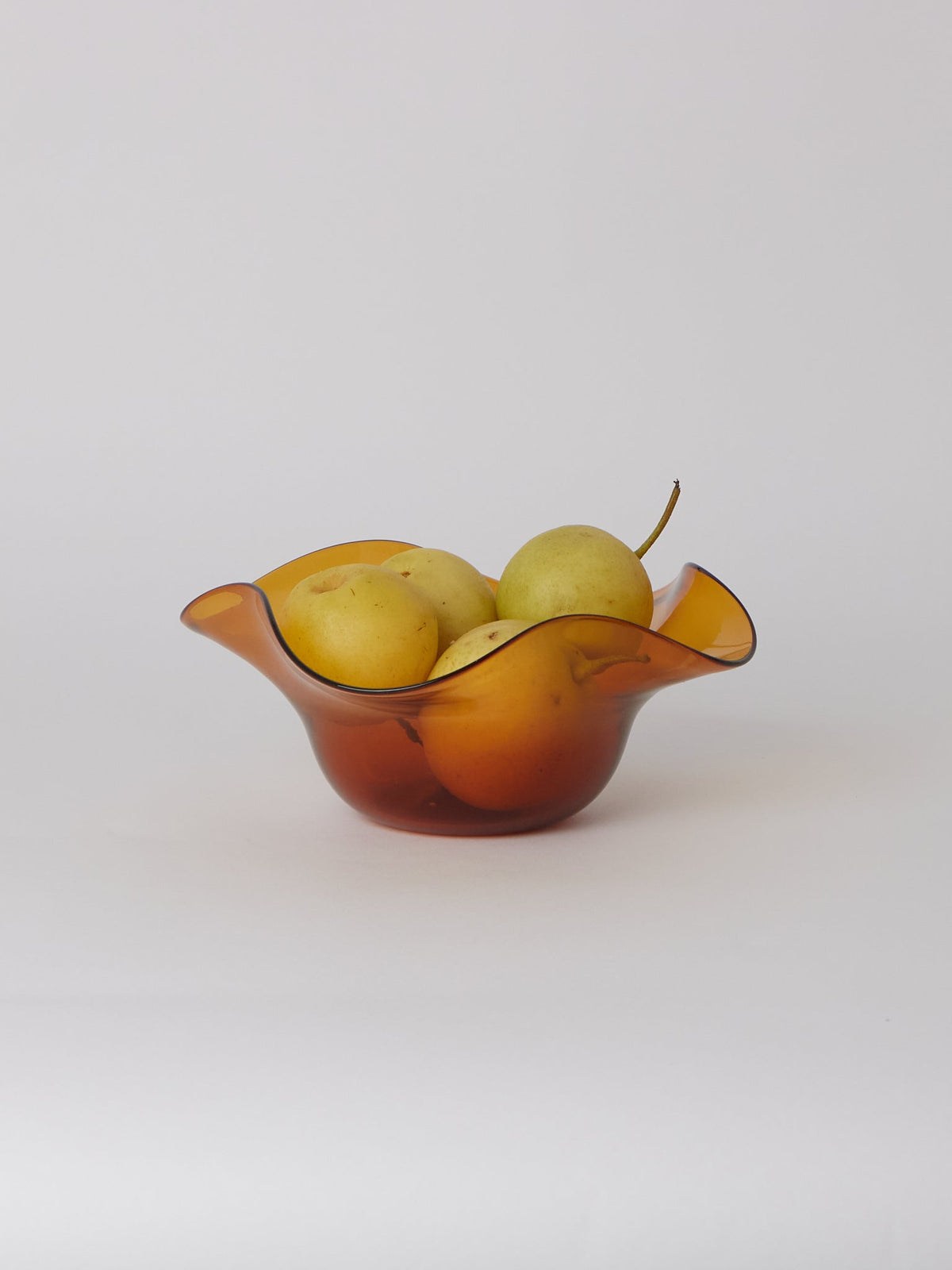 Akua Objects Michele Glass Bowl in Amber, curated by Shop Sommer in San Francisco