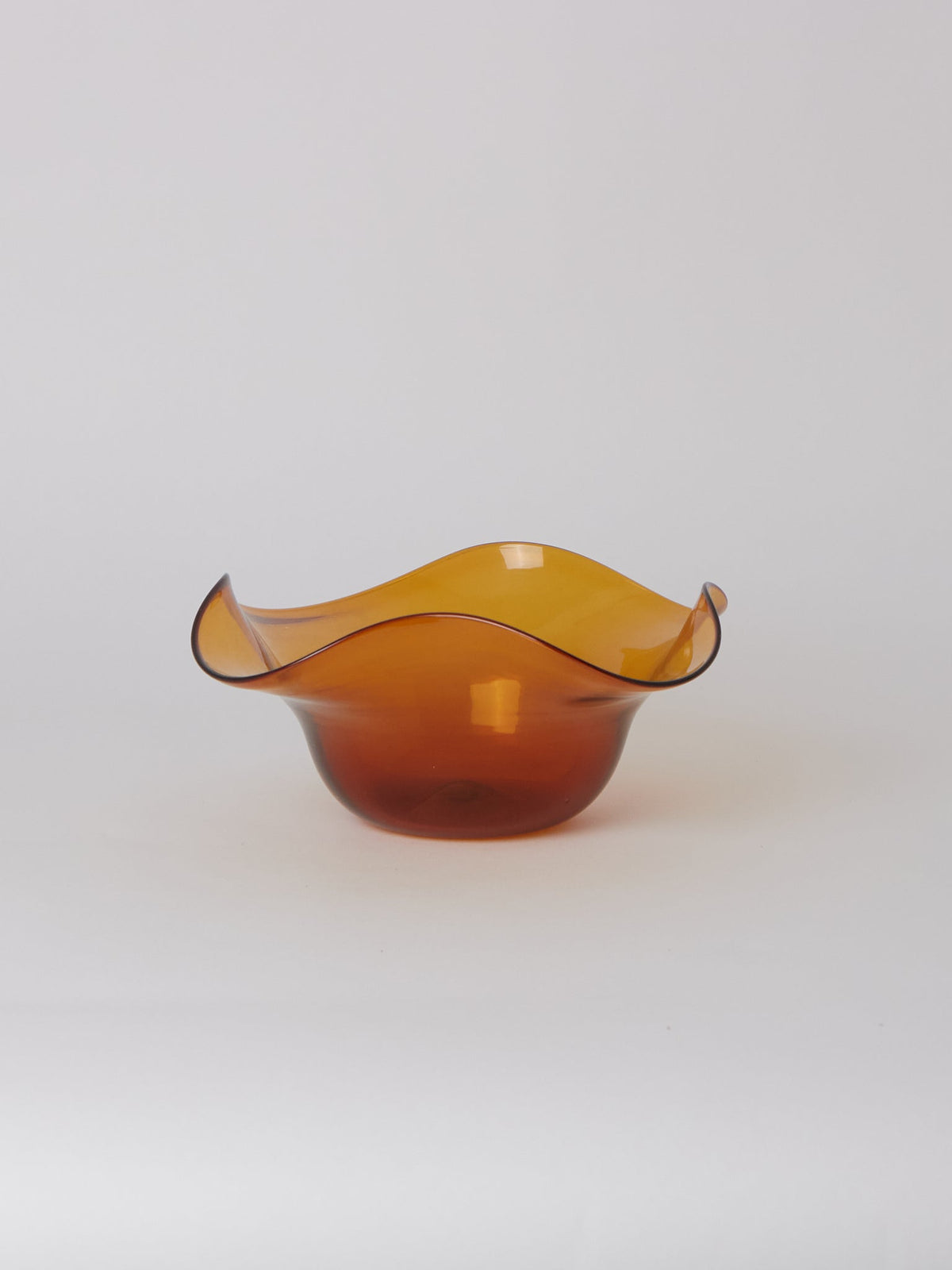Akua Objects Michele Glass Bowl in Amber, curated by Shop Sommer in San Francisco