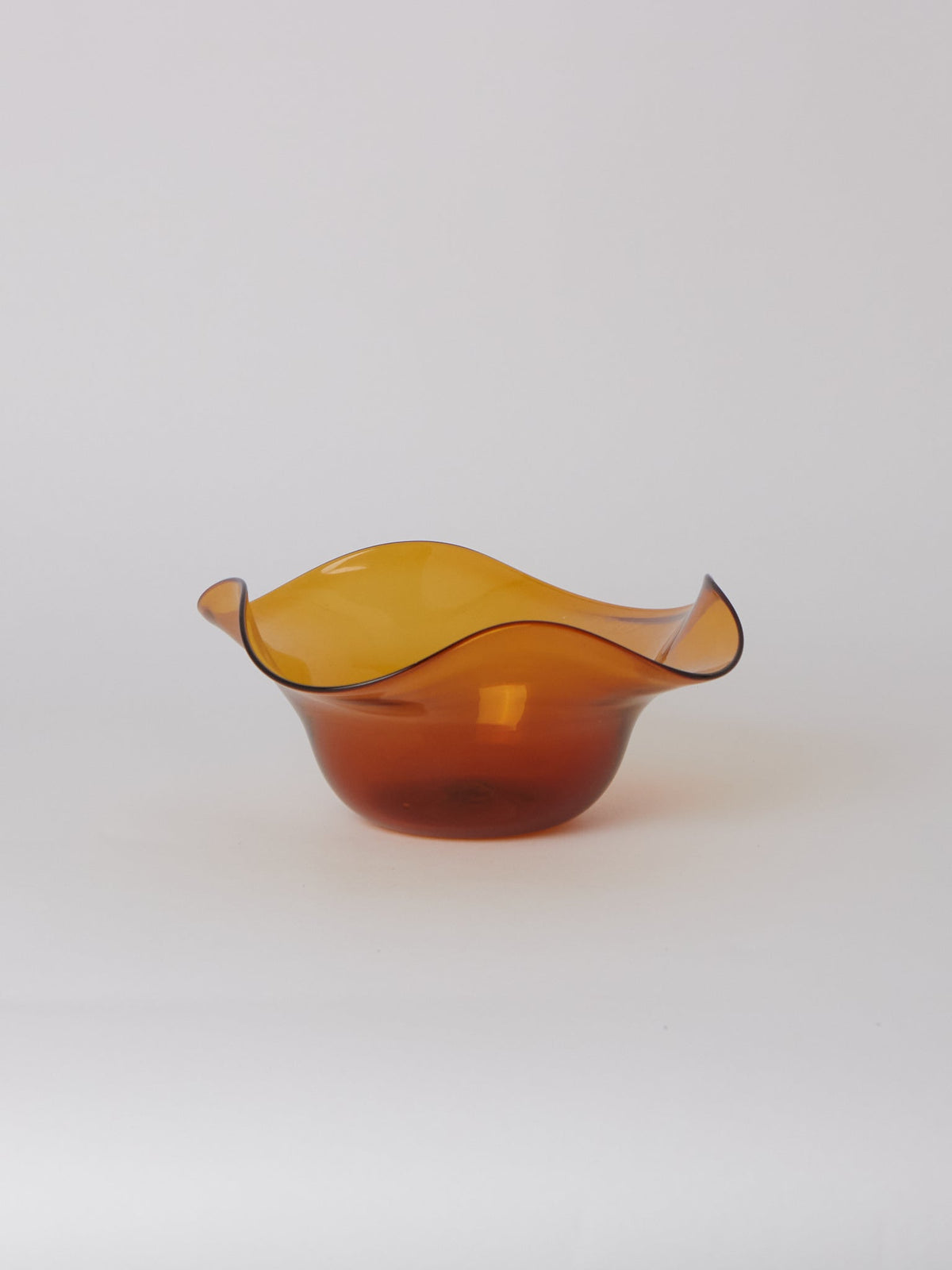 Akua Objects Michele Glass Bowl in Amber, curated by Shop Sommer in San Francisco