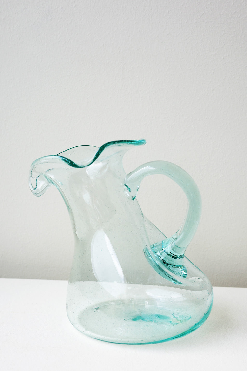 Thaw - Large Recycled Glass Jug in Clear