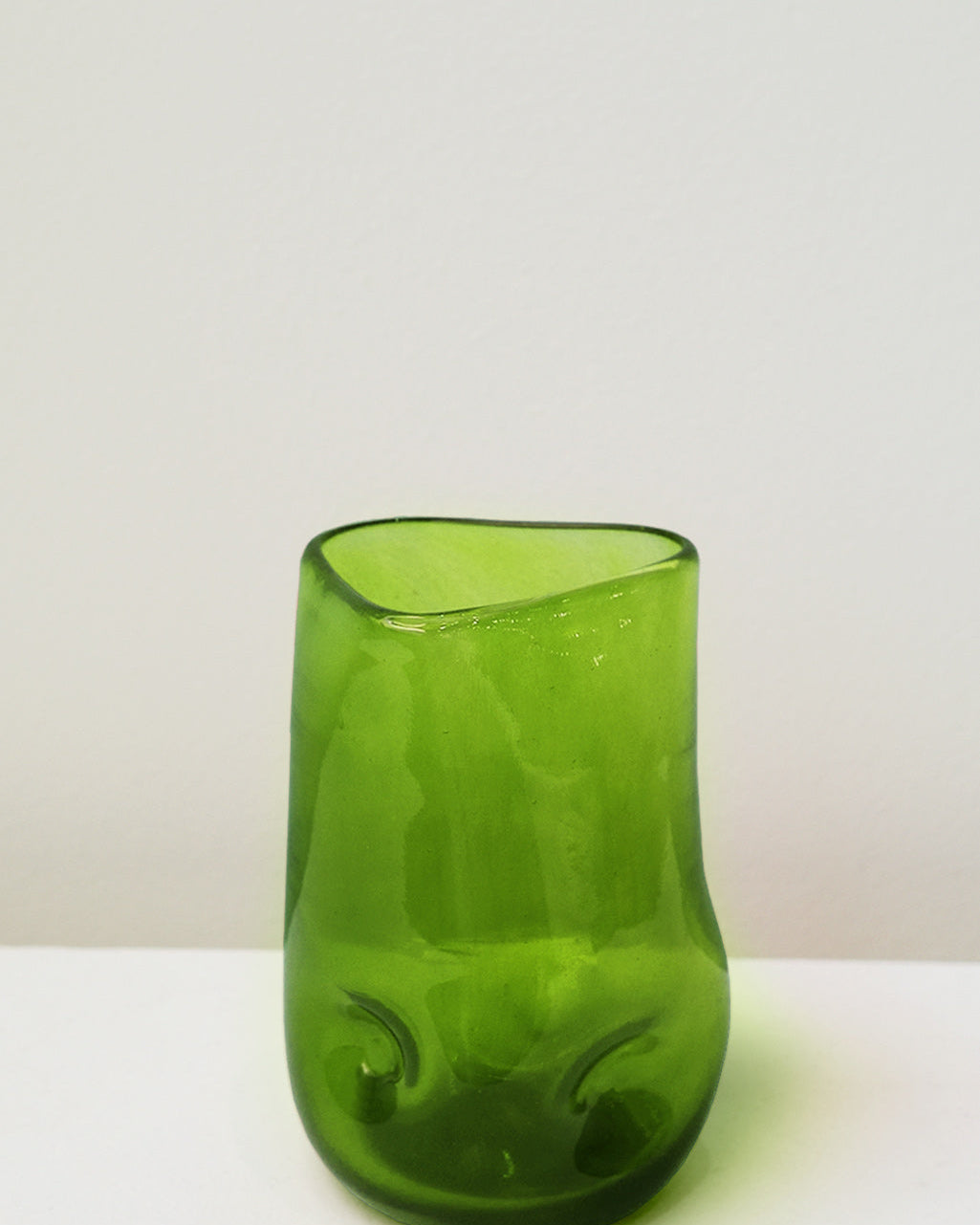 Thaw - Recycled Tall Glass in Leaf Green