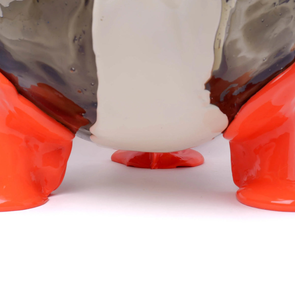 Big Collina Vase Extra Colour - Clear Fumè, Ivory, Pastel Orange