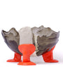 Big Collina Vase Extra Colour - Clear Fumè, Ivory, Pastel Orange