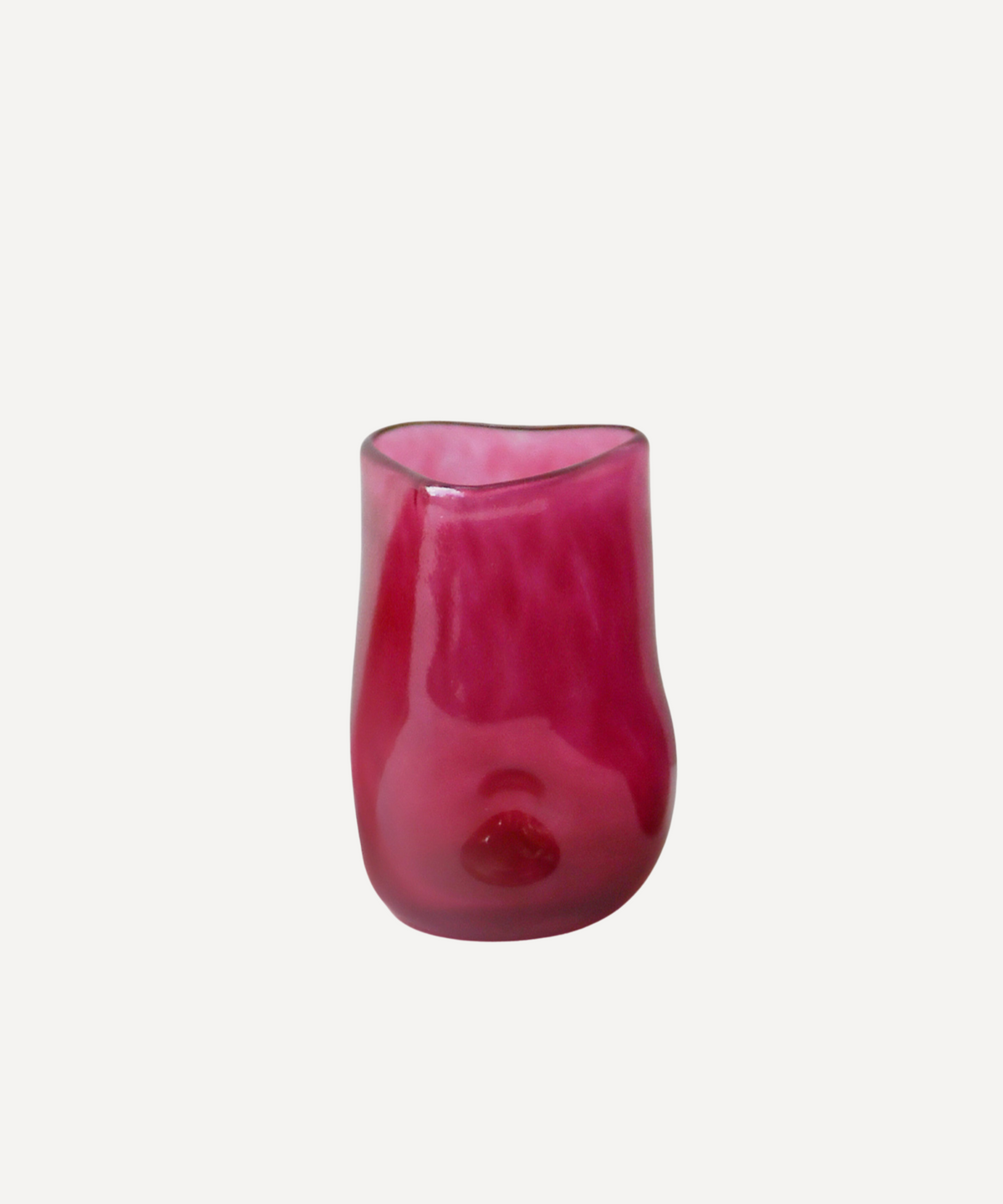 Thaw Recycled Tall Glass in Magenta