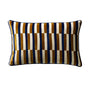 Thea Cushion in Caramel/Dusty White/Dark Blue