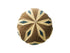 Joanna Cushion in Taupe/Almost Yellow/Pale Blue