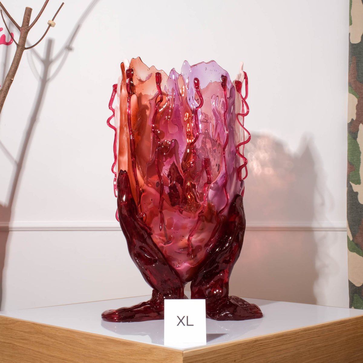 Clear Special Vase Extra Colour - Clear Pink, Matt Pink, Lilac, Clear Fuchsia