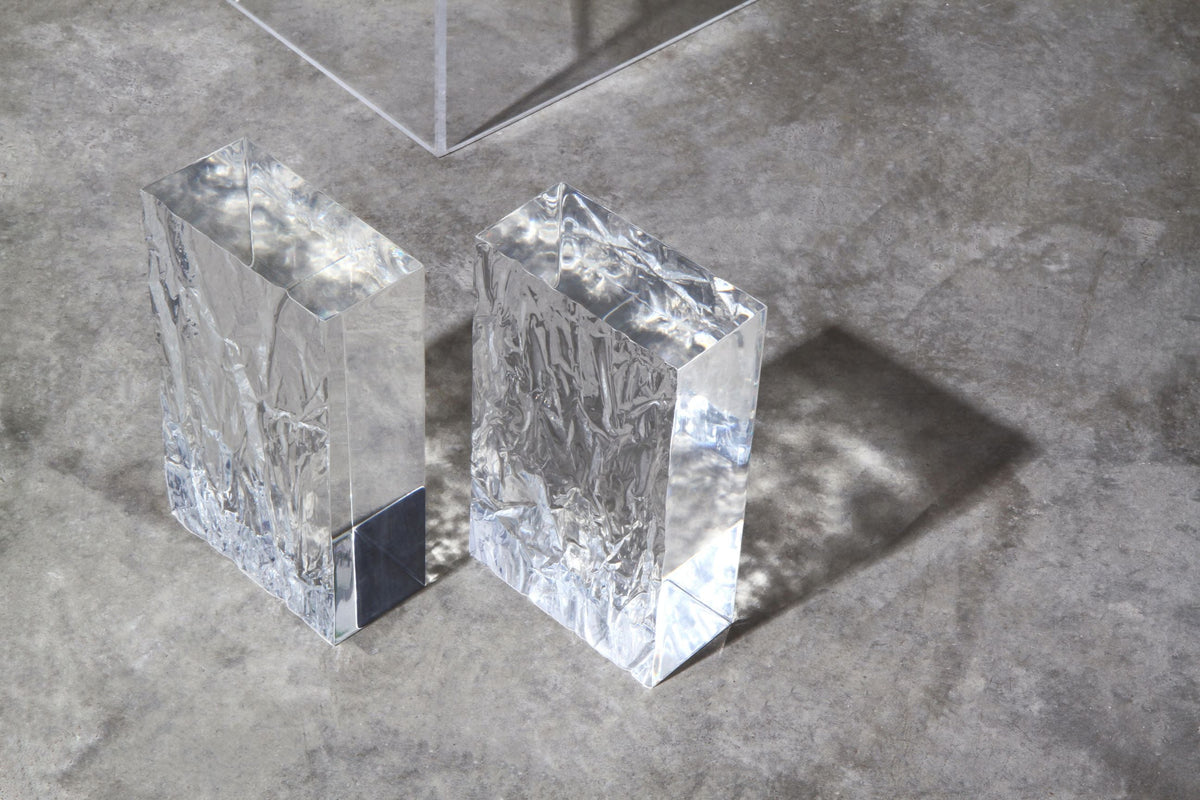 The CRUSHED ICE bookends