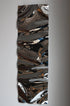 Psychedelic Mirror 30*100 cm — sculptural design, detail view