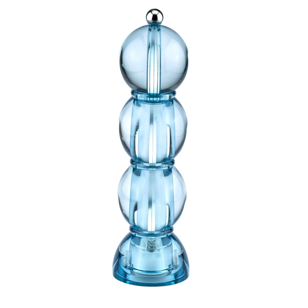 Blue Icy Bobbin Salt or Pepper Mill