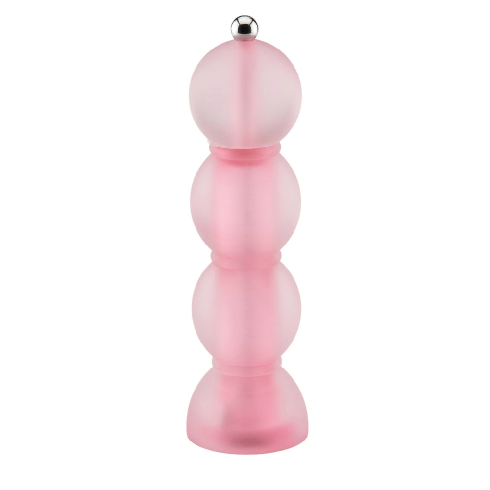 Pink Frosty Bobbin Salt or Pepper Mill