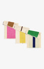 Guest Towel - Set of 3 Pink - Royal Blue - Brown 30x50