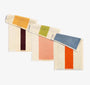 Guest Towels Set lime yellow blue (3 pcs)