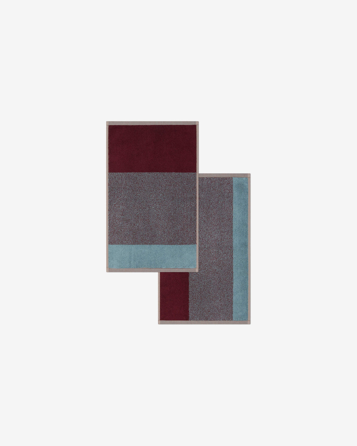 Gastendoekjes Set Blend Sky Blue Bordeaux (2 st.) - SUITE702