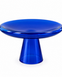 Glass Low Bowl 01 XL | Blue | Transparent | Glossy