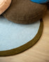 Vloerkleed Wol Eclipse Sky Blue Dark Olive - SUITE702