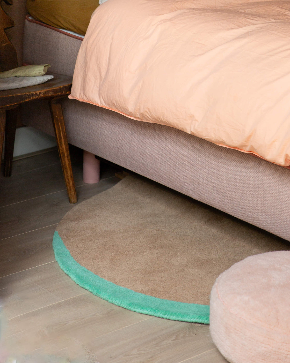 Vloerkleed Wol Eclipse Camel Mint - SUITE702