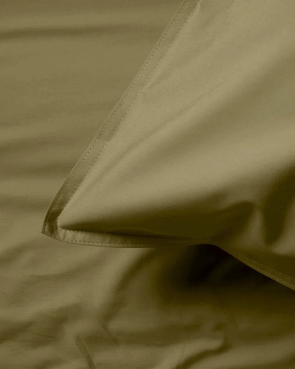 Kopfkissenbezug Baumwolle Olive Green - SUITE702