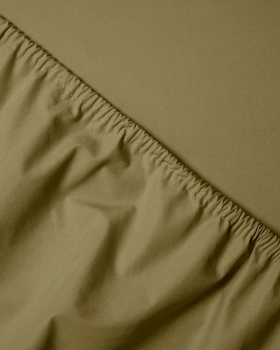Hoeslaken Katoen Olive Green - SUITE702