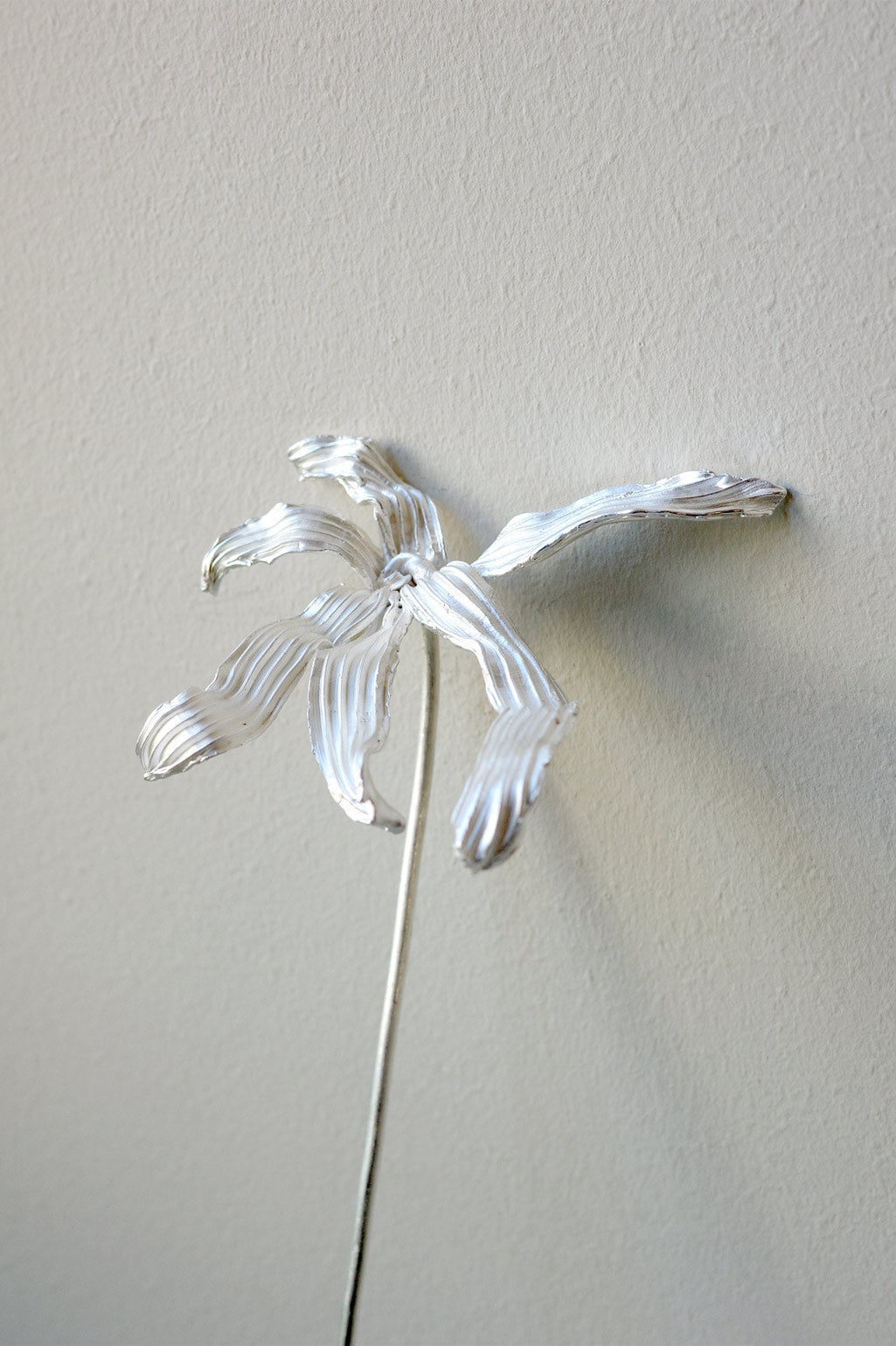 L65 - Set of 3 Flower Ornament in Silver