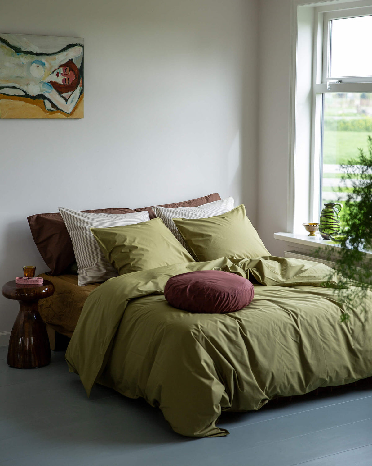 Bettbezug Baumwolle Olive Green - SUITE702