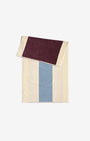 Sky blue Bordeaux towel by Suite 702 with soft, absorbent fabric displayed on a white background.