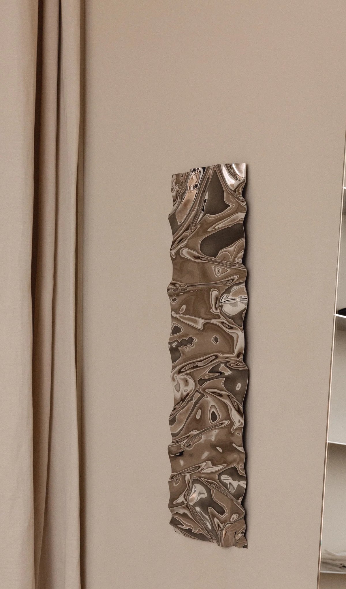 Psychedelic Mirror 30*100 cm by Caia Leifsdotter — lifestyle setting