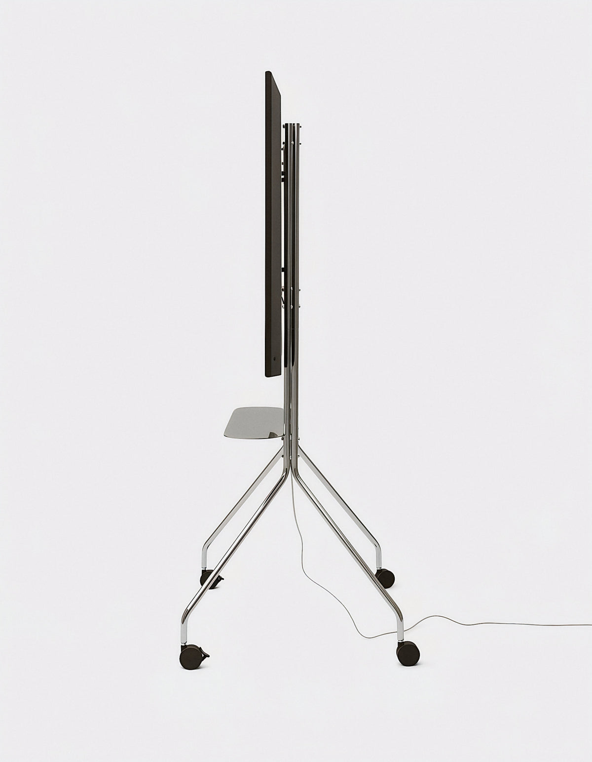 Pedestal Moon PRO TV Stands 020 Chrome