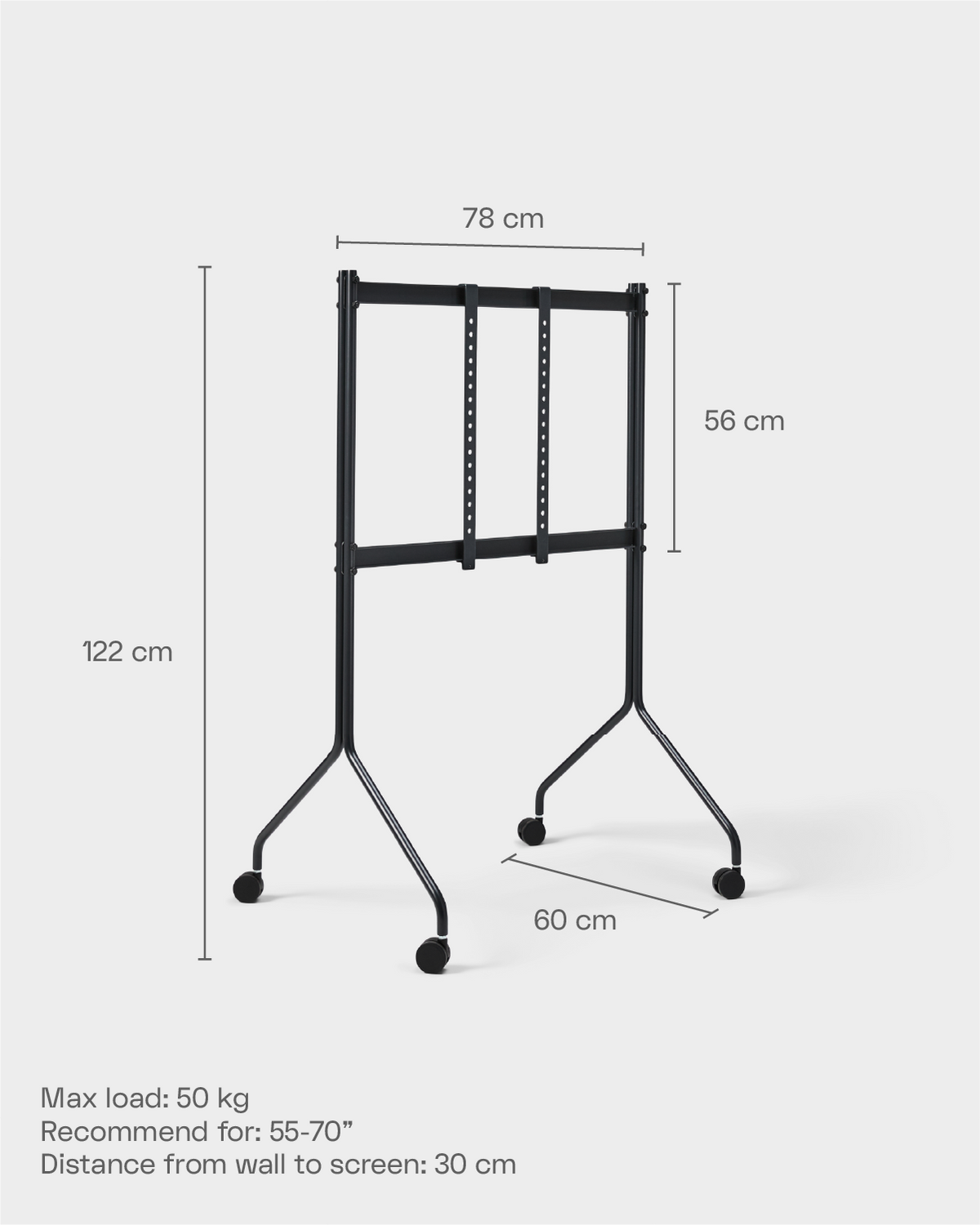 Pedestal Moon Tall Stands W/ Wheels 007 Pearl