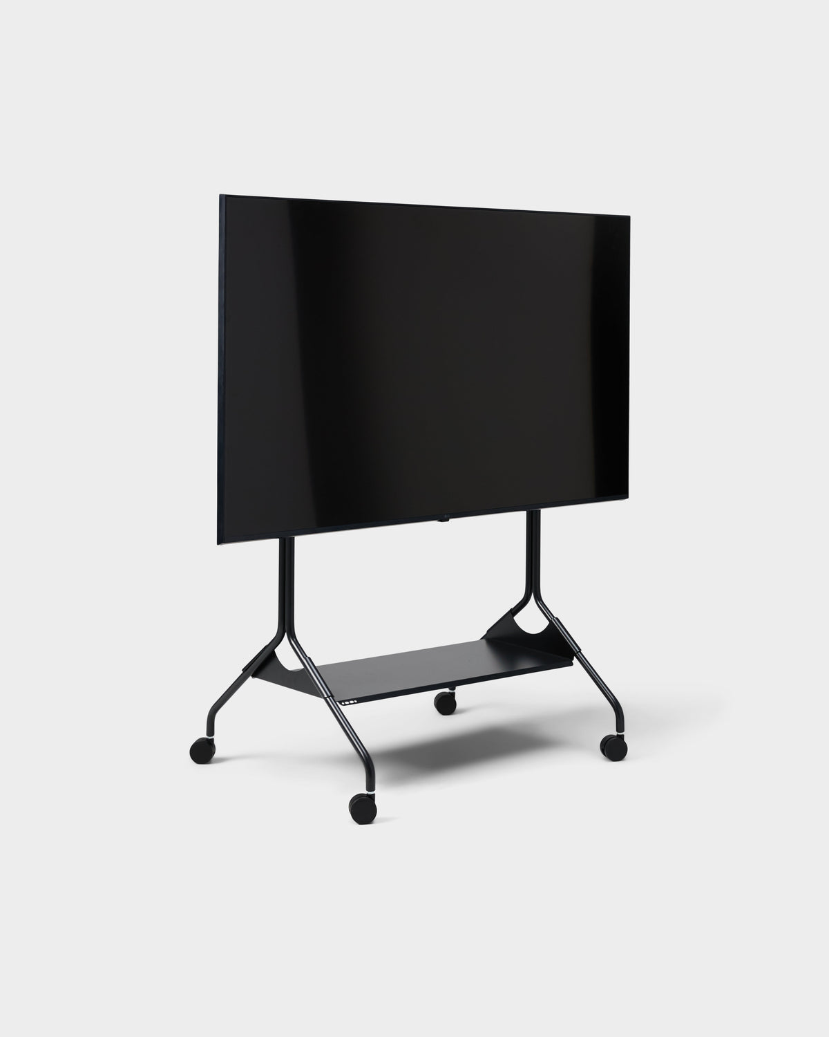 Pedestal Moon Tall Stands W/ Wheels 001 Charcoal