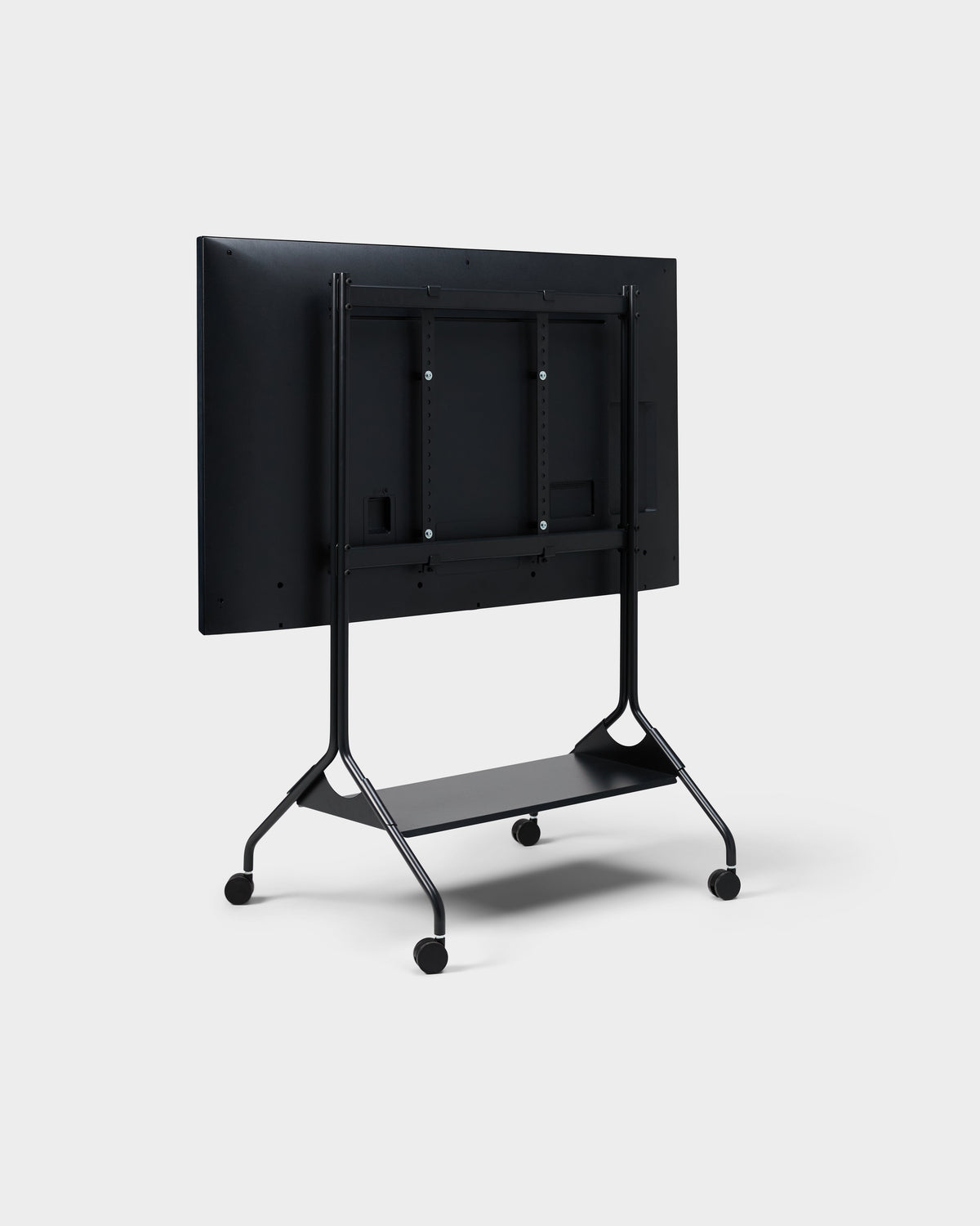 Pedestal Moon Tall Stands W/ Wheels 001 Charcoal