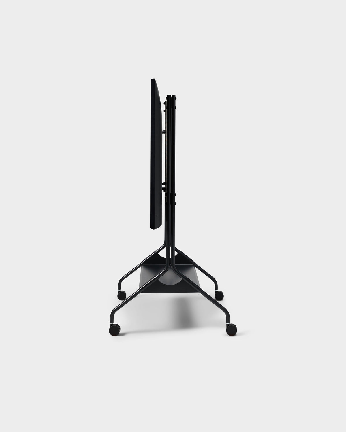Pedestal Moon Tall Stands W/ Wheels 001 Charcoal