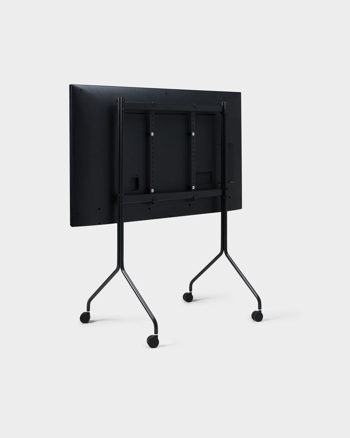 Pedestal Moon Tall Stands W/ Wheels 001 Charcoal