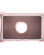 Try Tray Rectangular - Clear Fumè And Matt Salmon