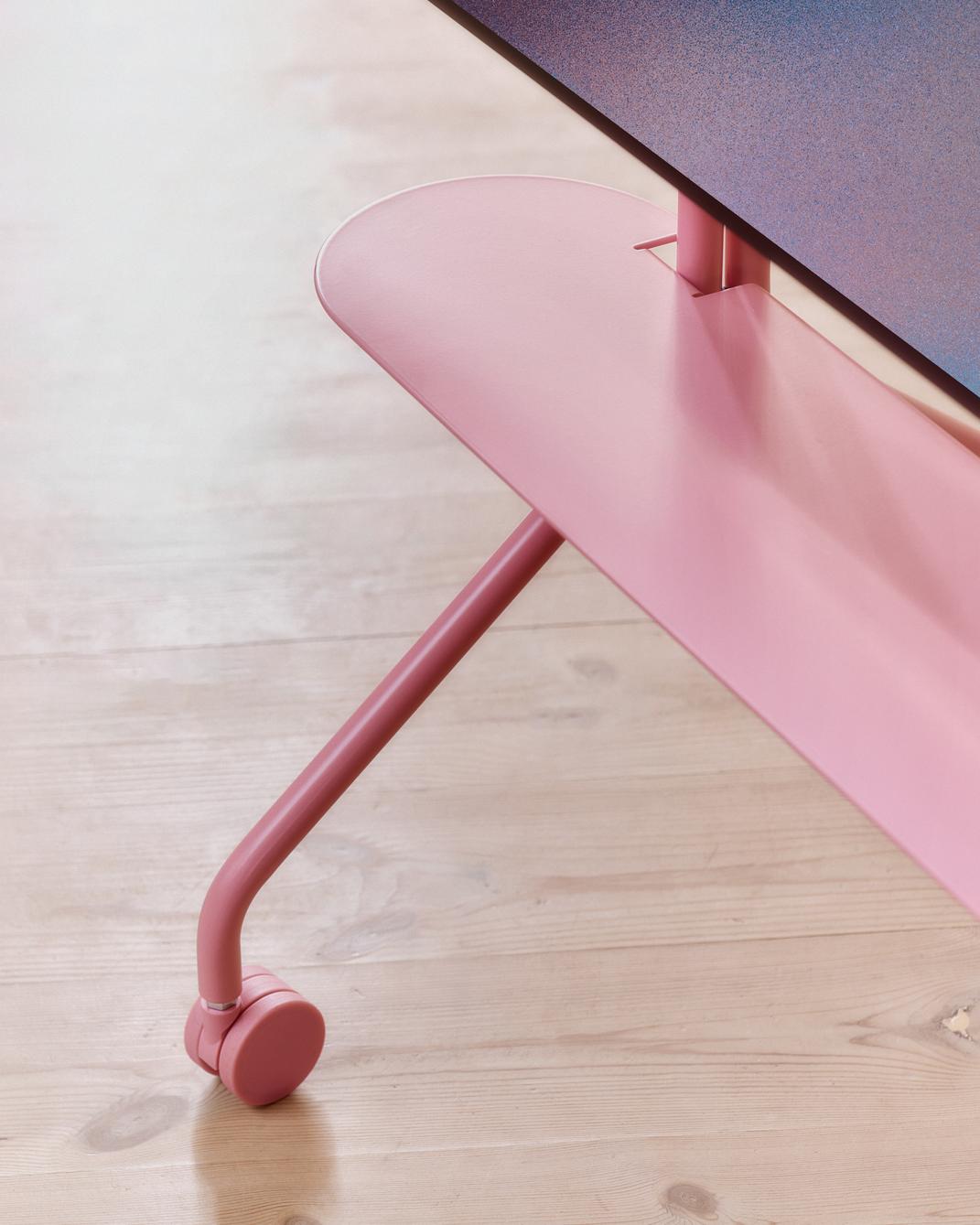 Pedestal Moon Shelf Shelves 015 Bubble Gum