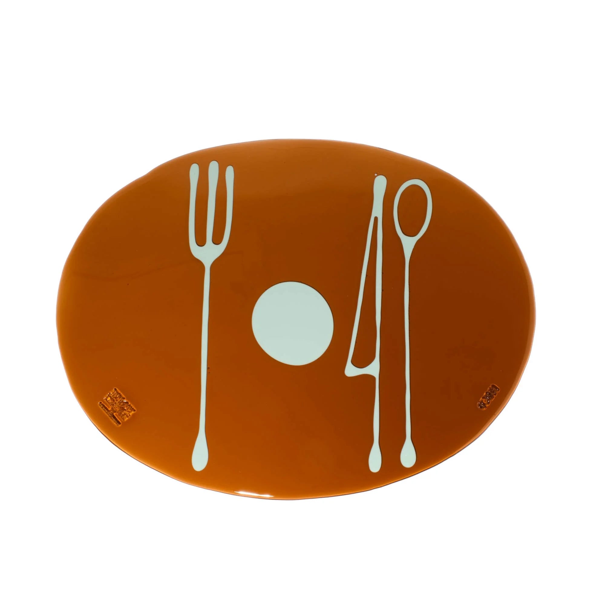 Table-Mates - Clear Brown, Aqua