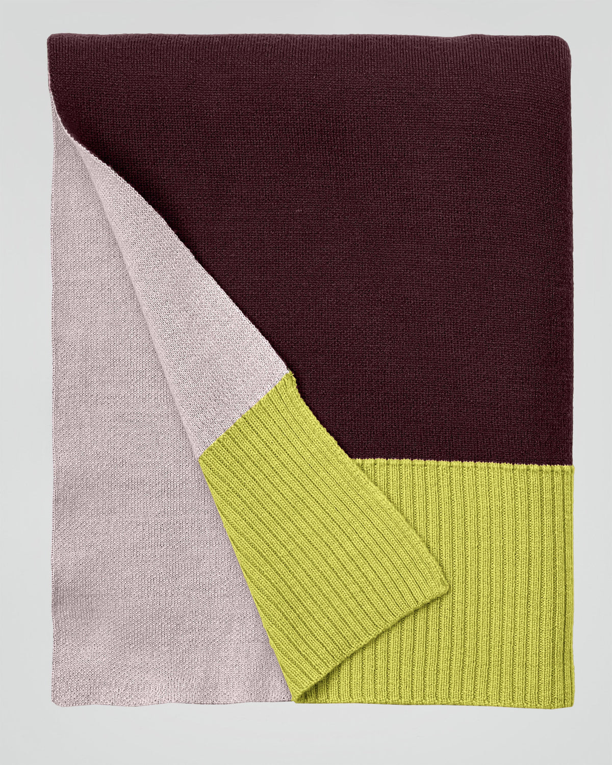 Merino Plaid Bordeaux Peach Lime - SUITE702
