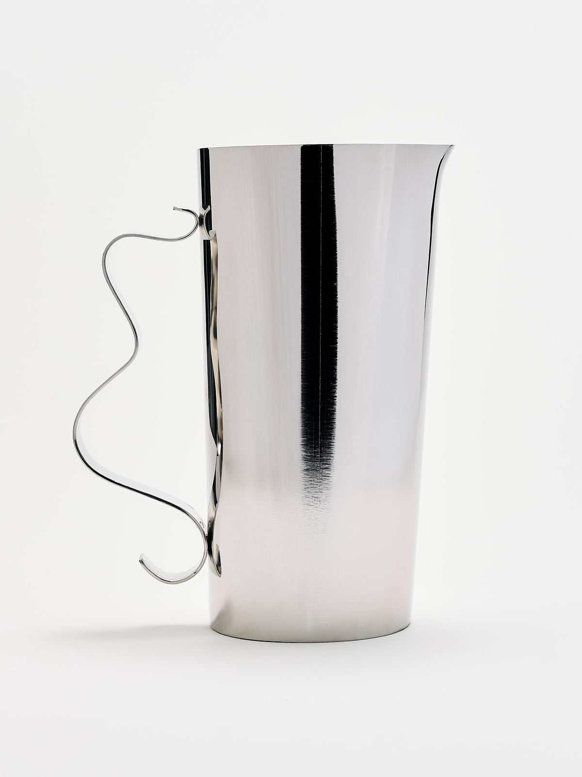 Squiggle Pitcher - Silver - Product Image