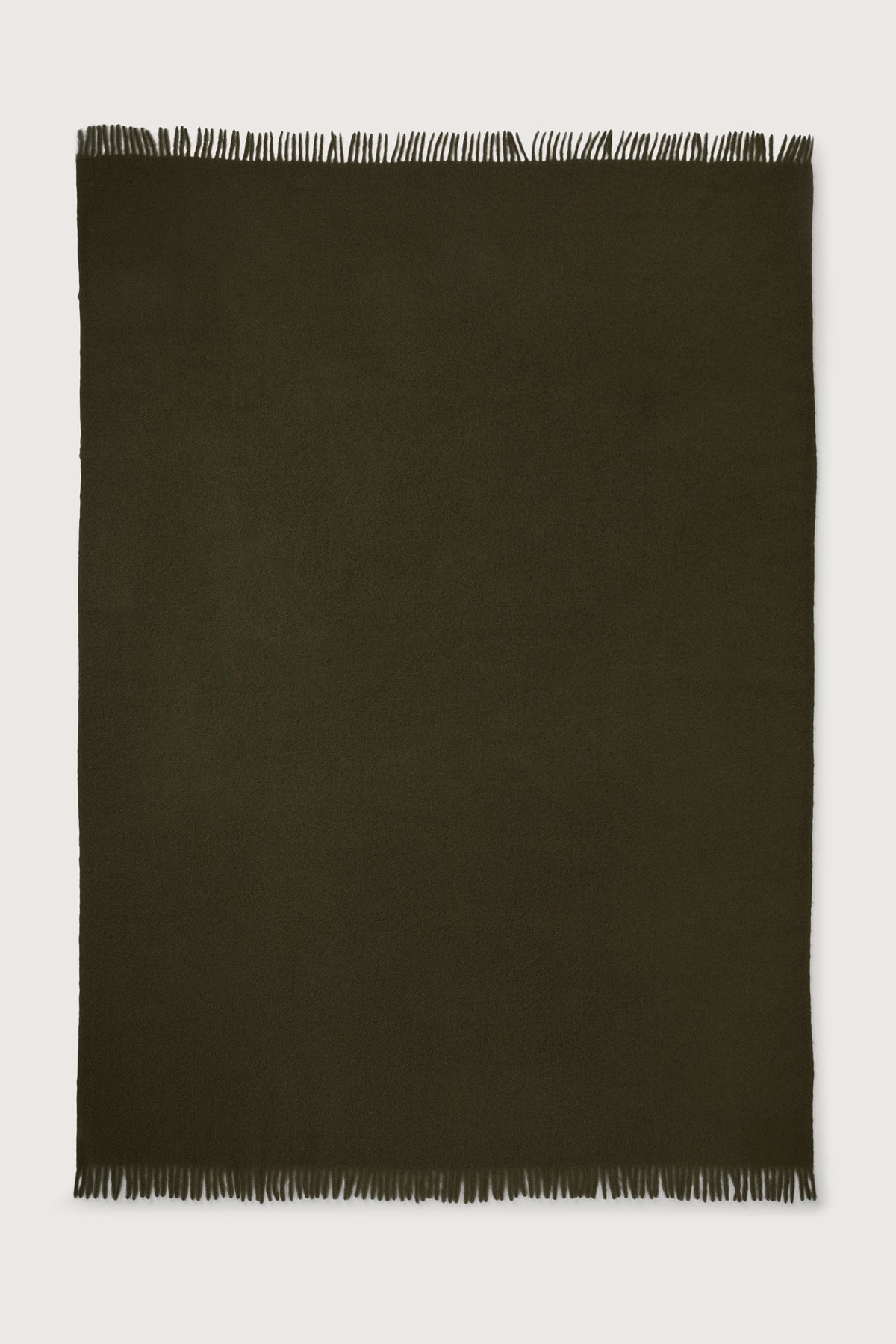 Mohair Plaid Cloud Dark Olive - SUITE702
