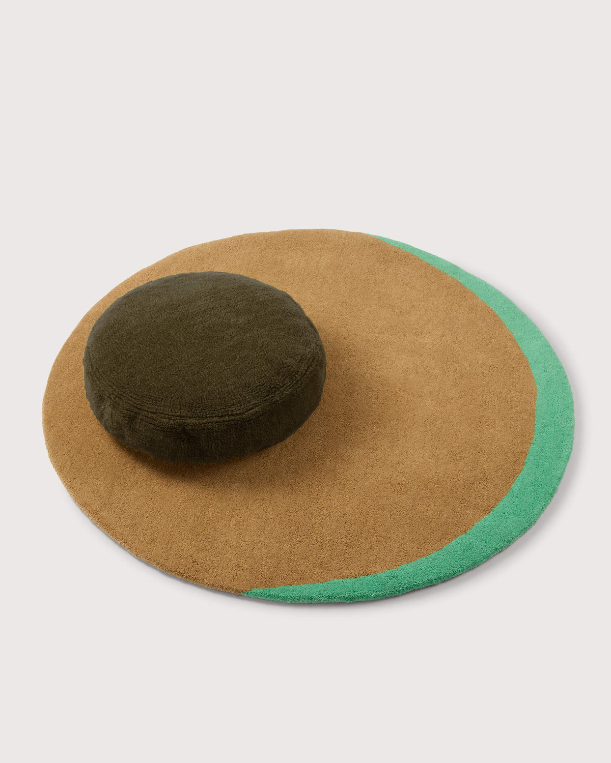 bigDOT Kussenhoes Furry Dark Olive - SUITE702