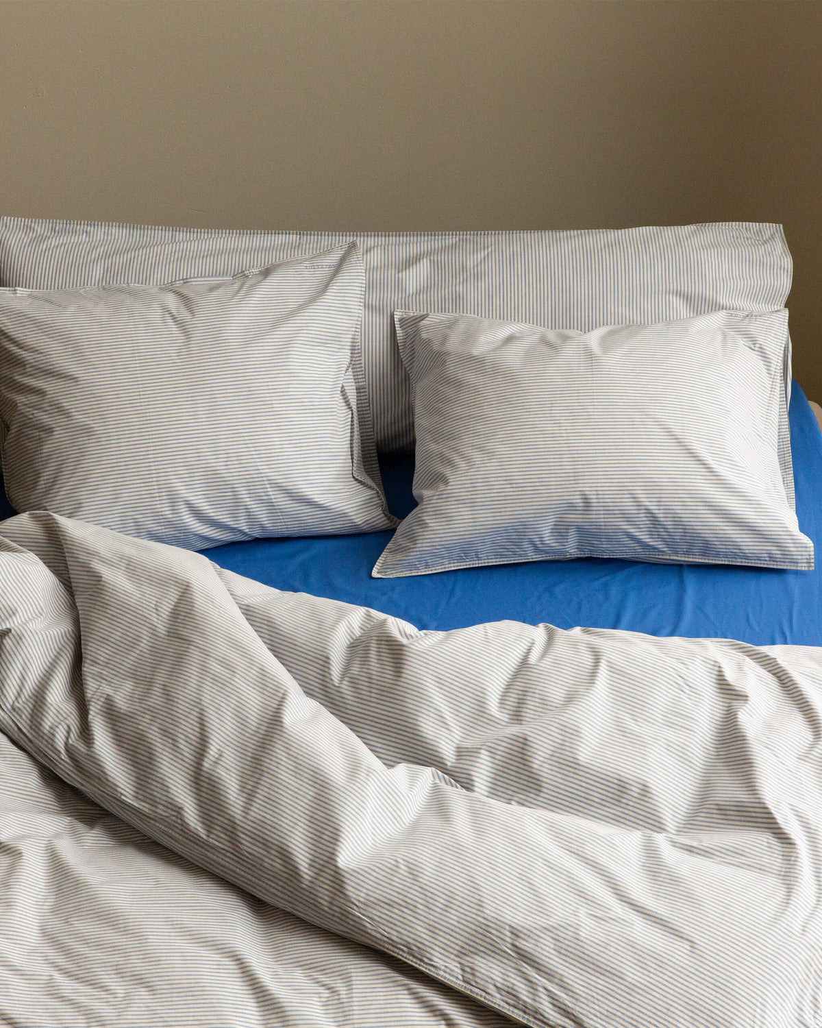 Cotton Fitted Sheet Cobalt Blue